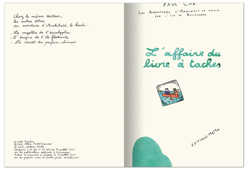 L'affaire du livre à tâches