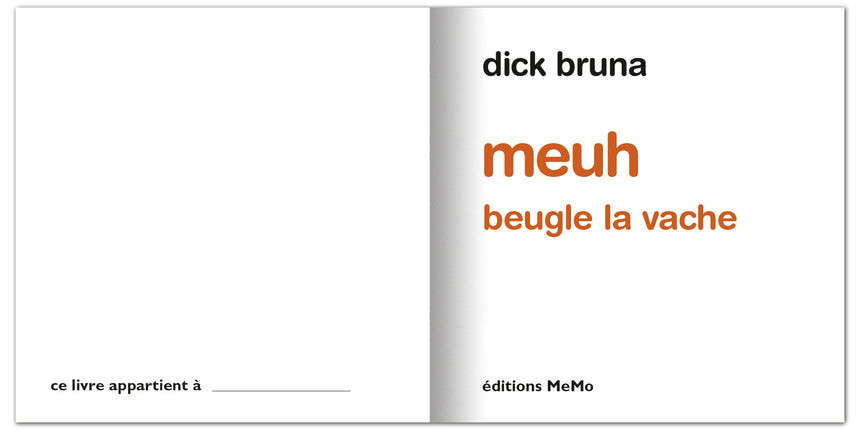 Meuh beugle la vache