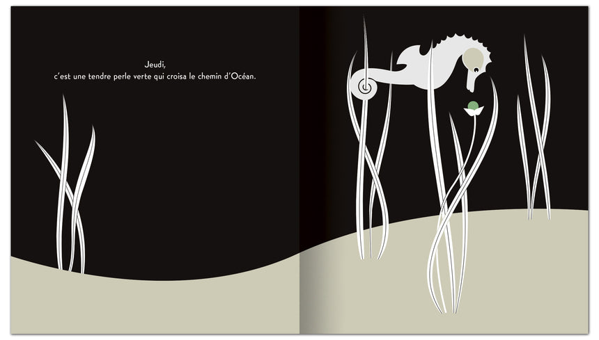 Océan, le noir et les couleurs